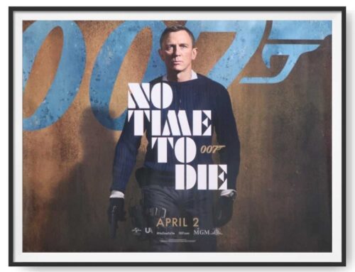No Time to Die April 2020 UK Quad Poster