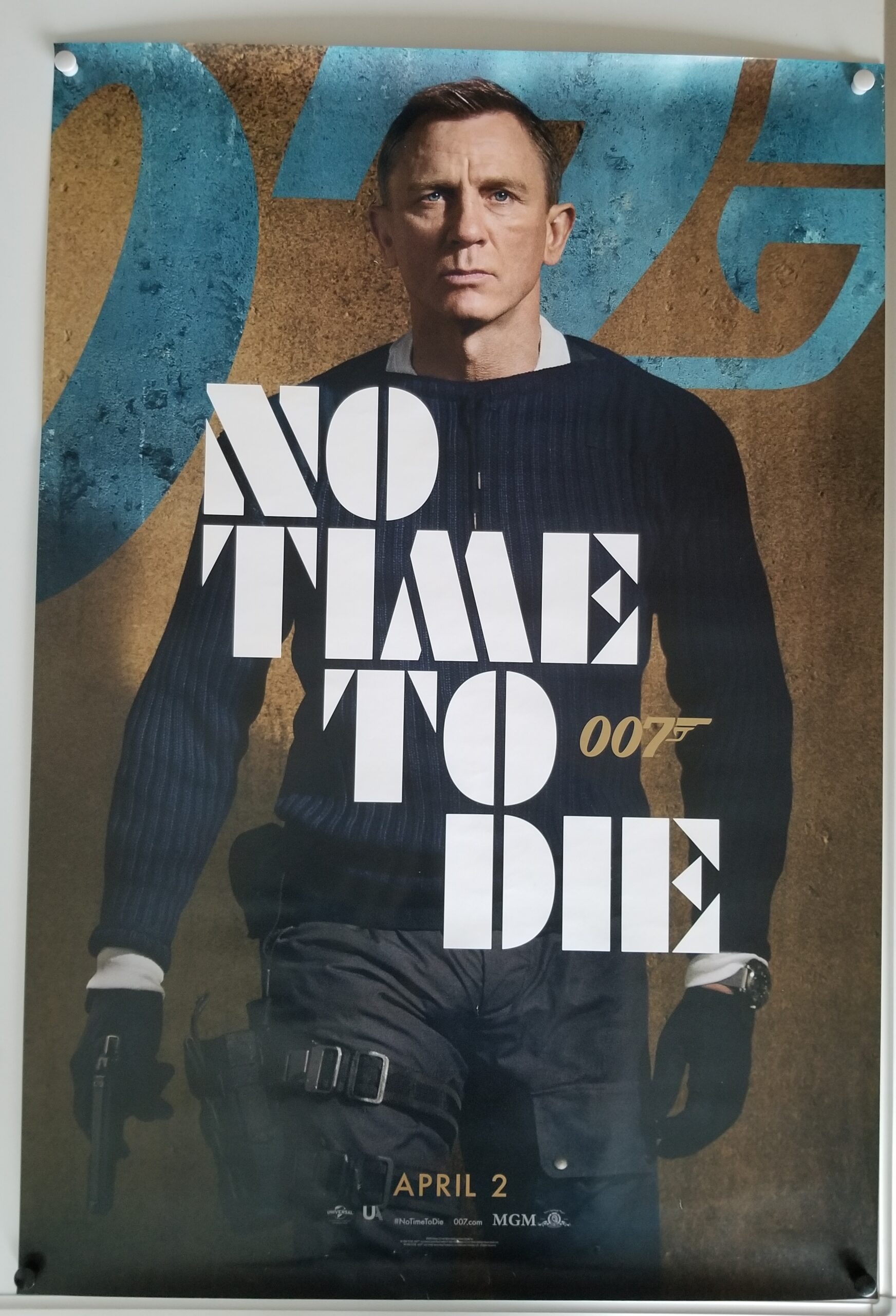 No Time To Die (2021) UKOne Sheet Poster (April 20 Release) - Cinema Poster Gallery