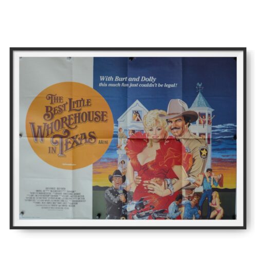 Dolly Parton and Burt Reynolds can be seen on this movie poster image.