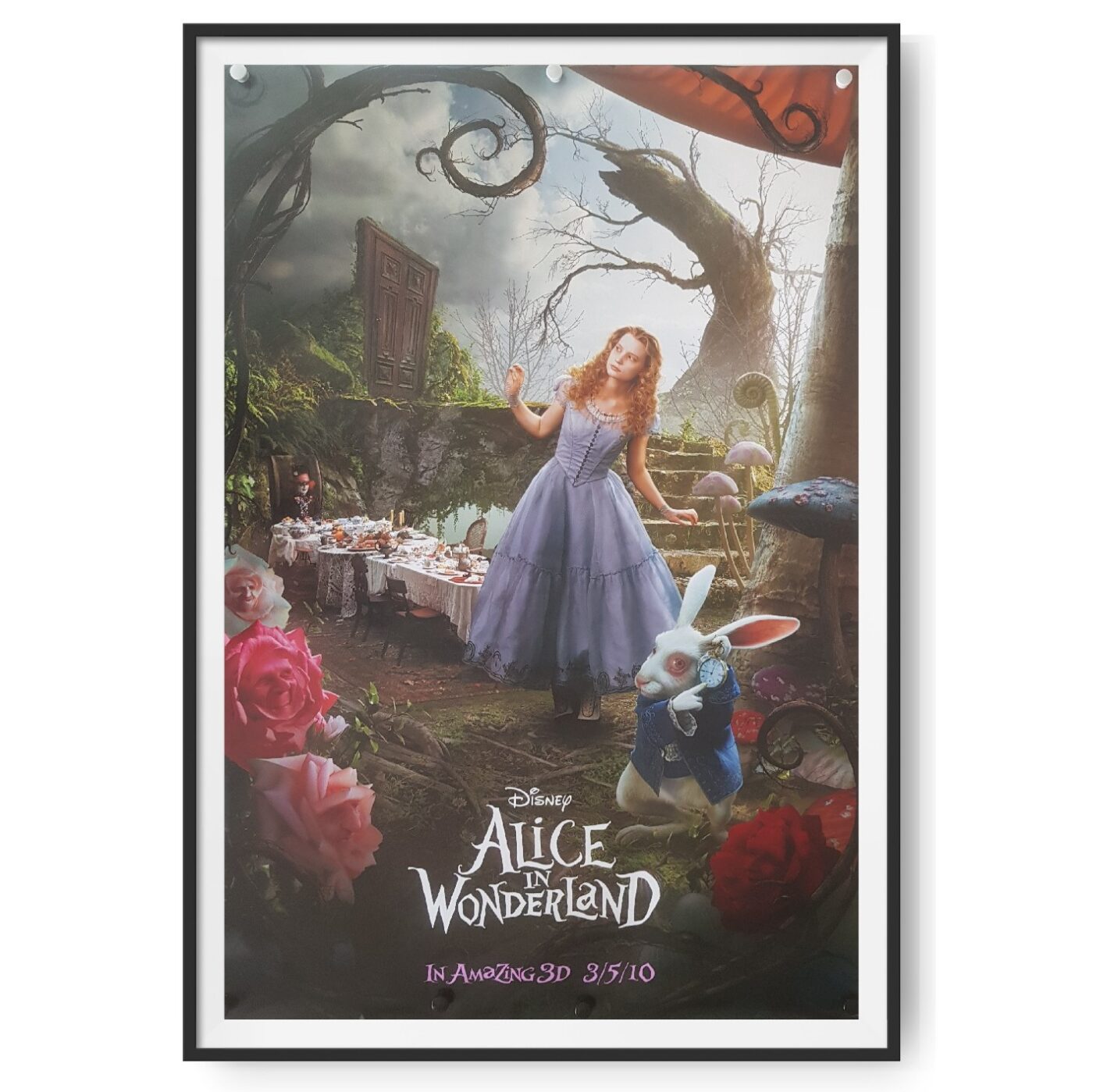 Alice in Wonderland (2010) US One Sheet Poster - Cinema Poster Gallery