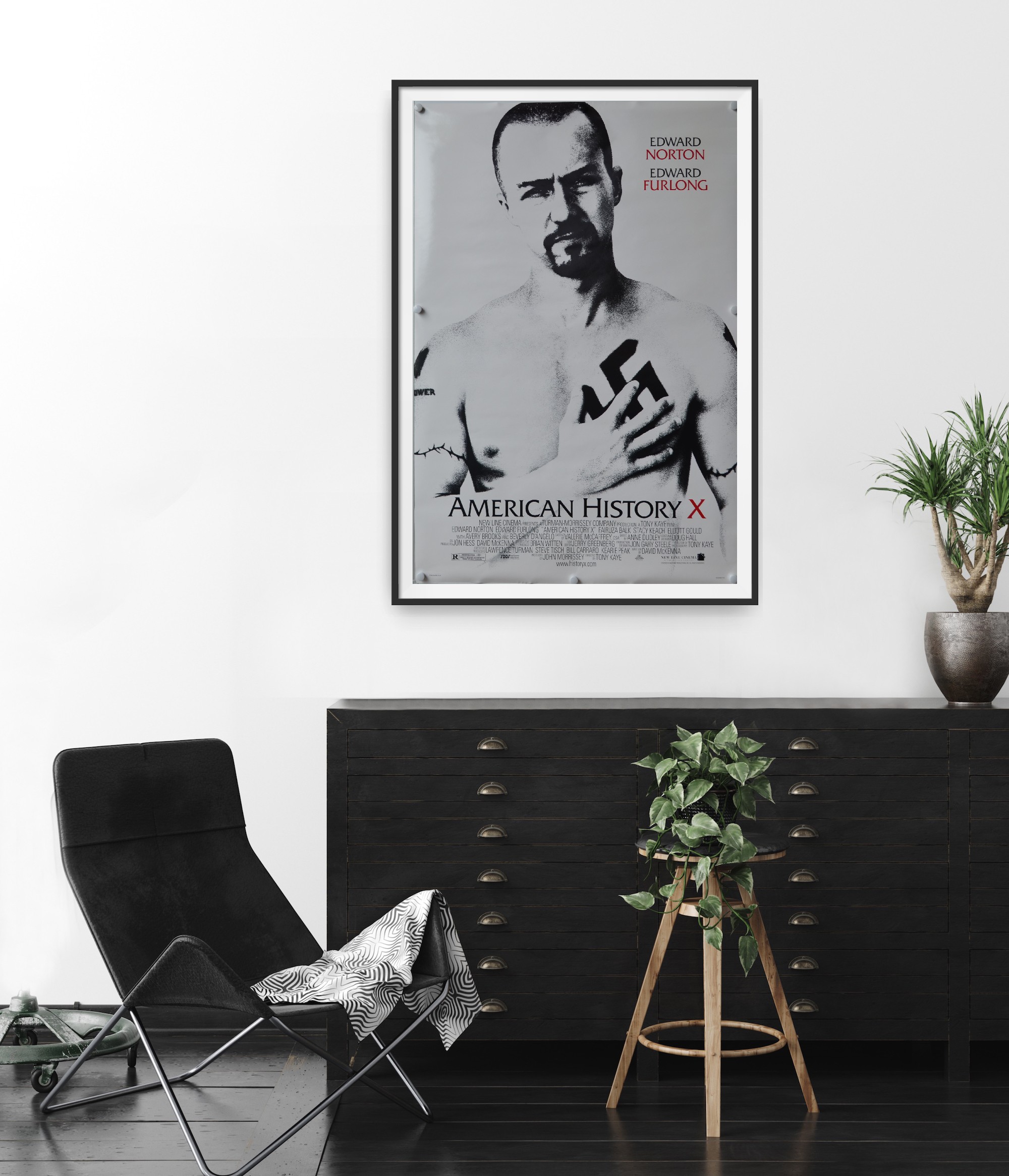 American History X (1998) Original US One Sheet Poster - Cinema Poster