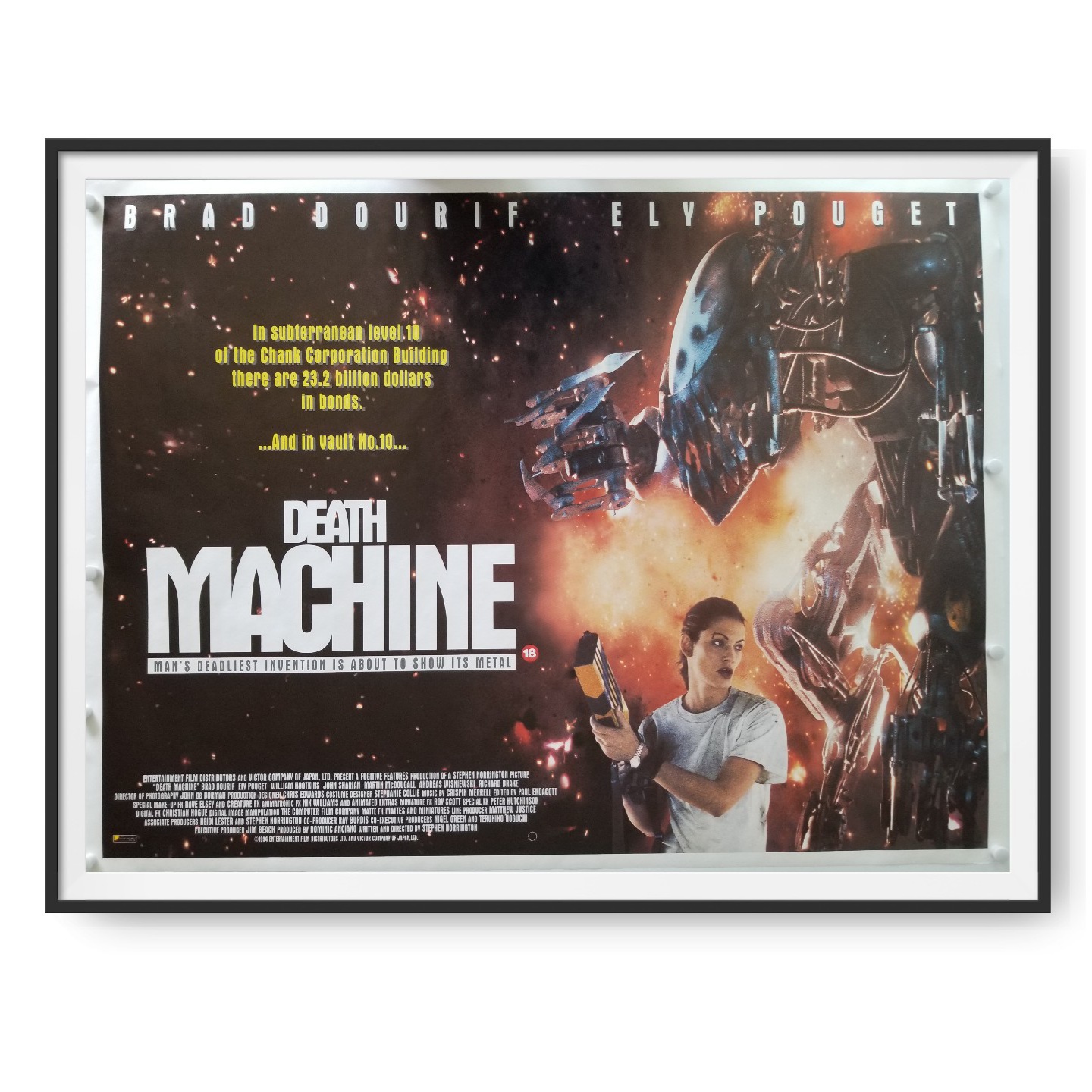 Death Machine (1994) Original UK Quad Poster Cinema Poster Gallery