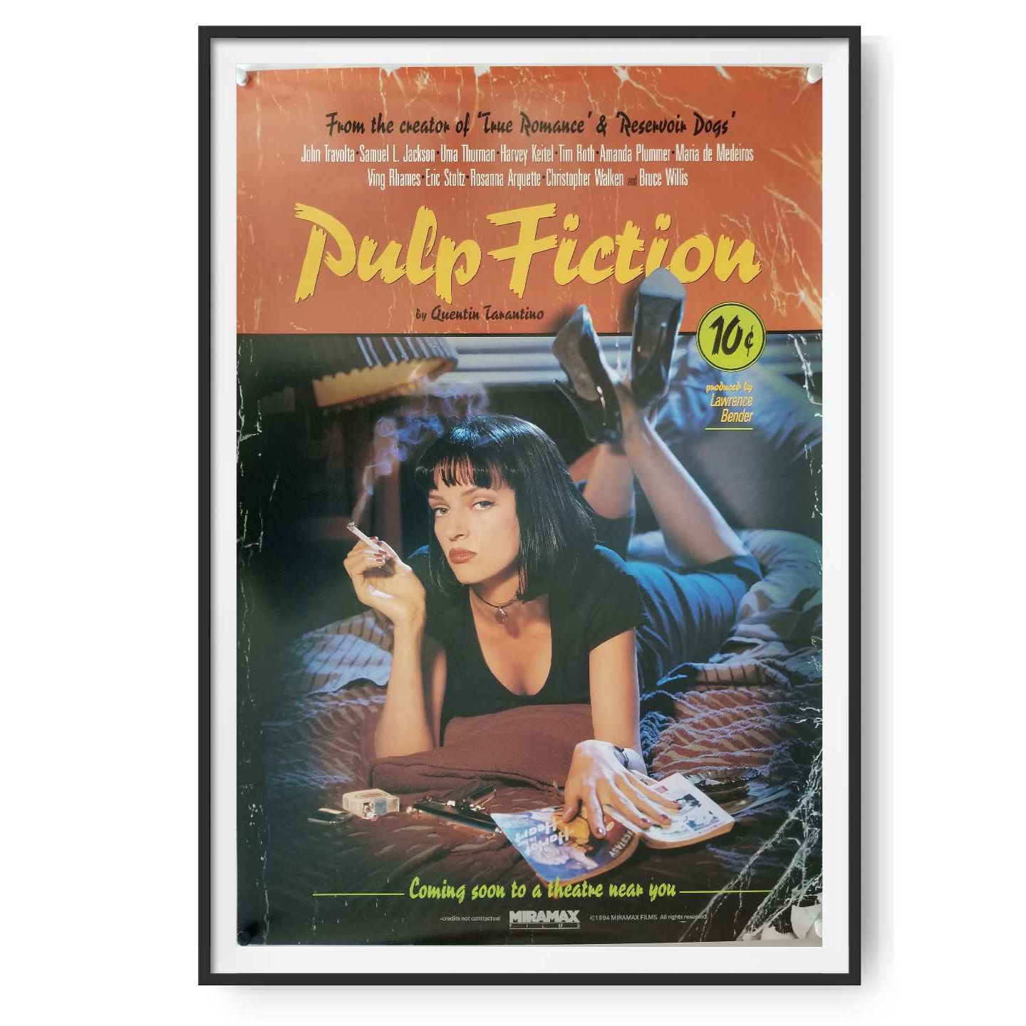 Pulp Fiction (1994) Original US One Sheet Poster - Cinema