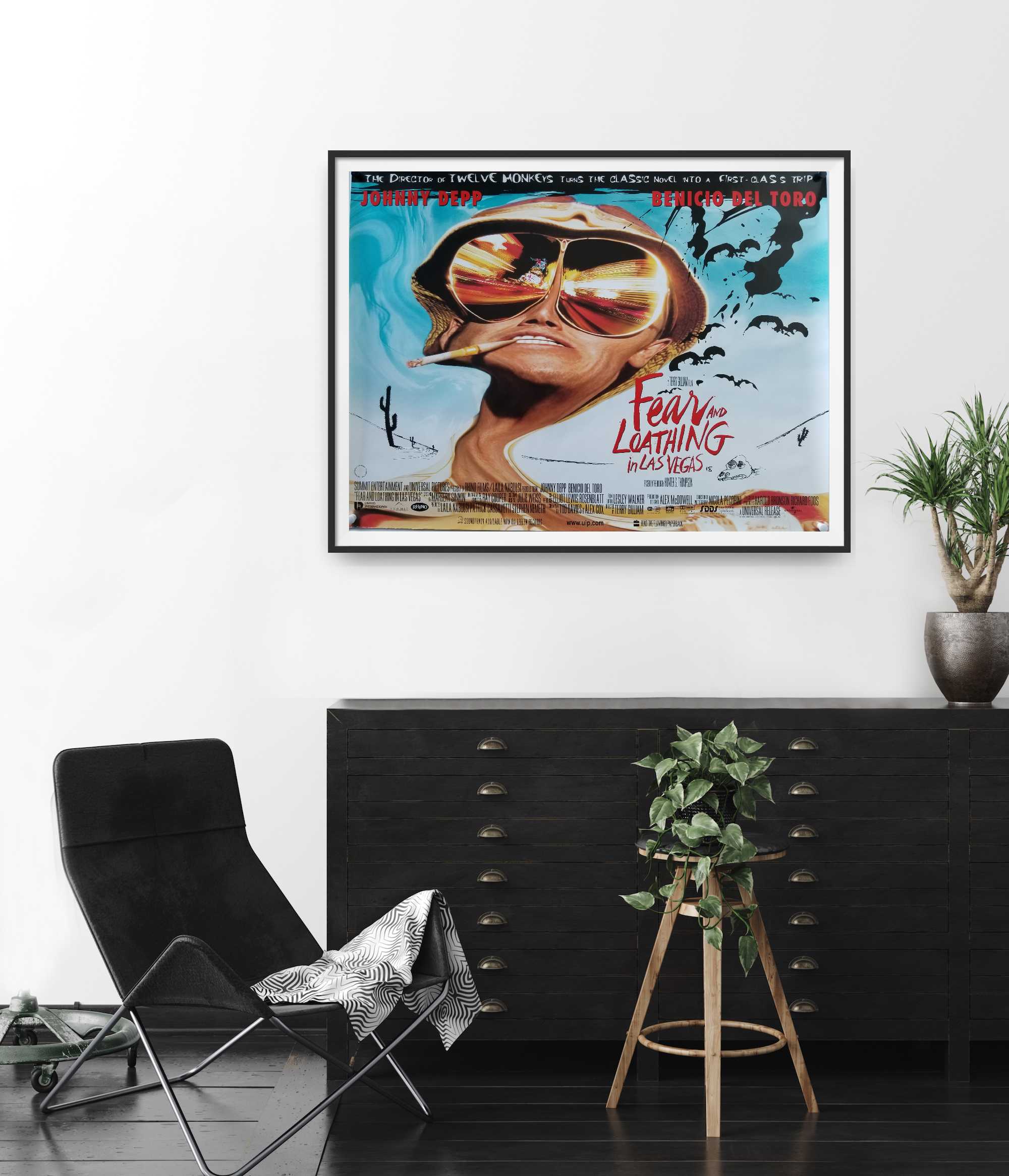 Fear and Loathing in Las Vegas (1998) Original Quad Poster