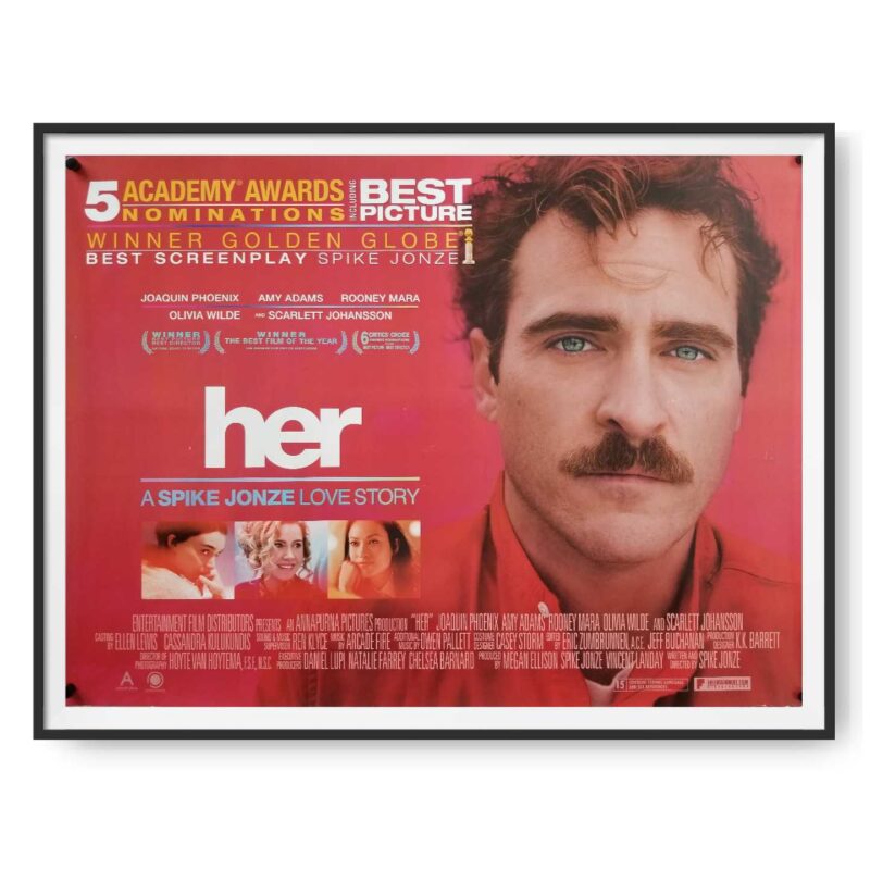 Her (2013) Original UK Quad Poster Cinema Poster Gallery