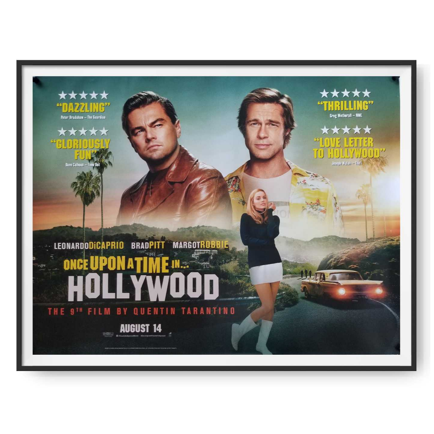 Once Upon a Time In Hollywood Original UK Quad Poster - Cinema Poster  Gallery