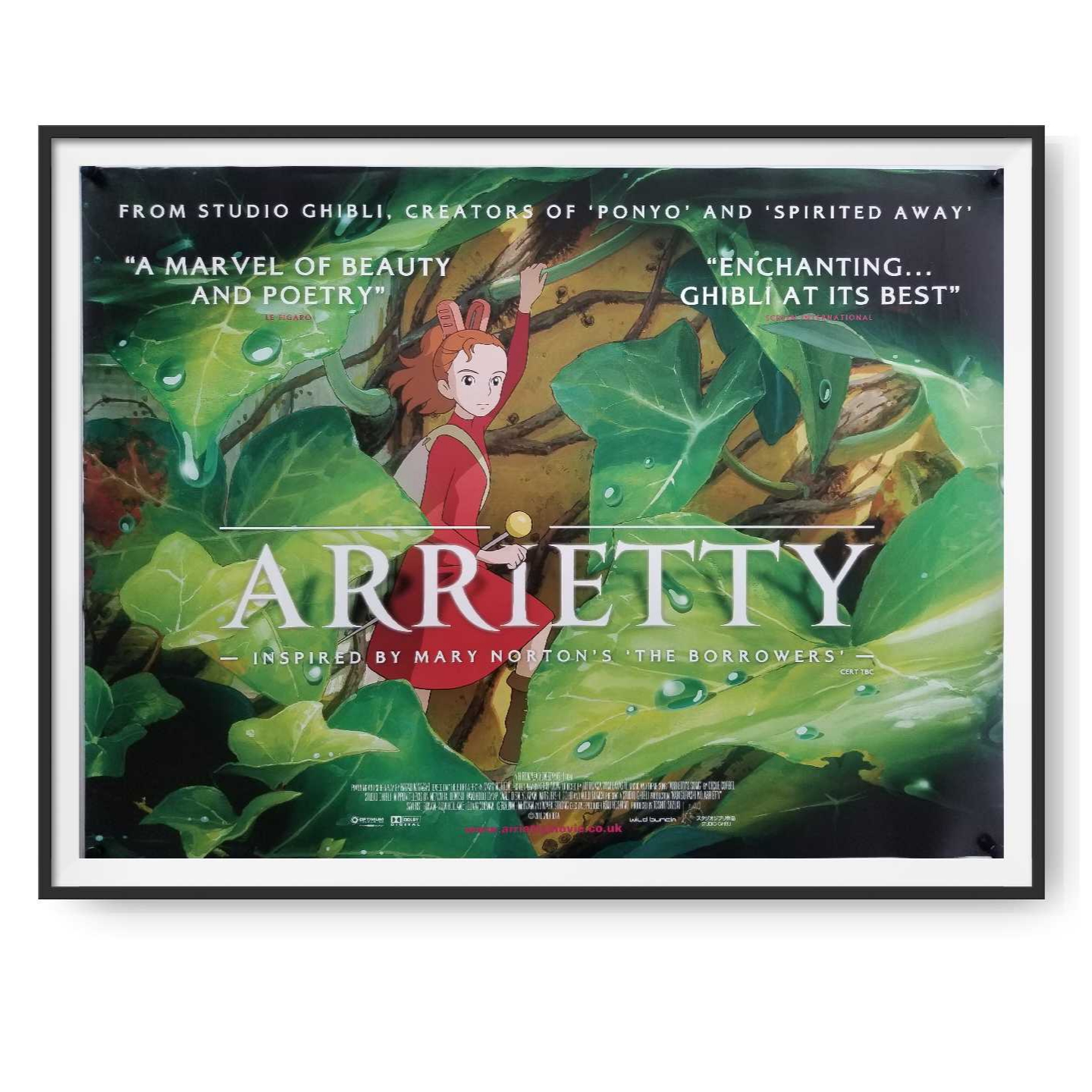 The Secret World Of Arrietty Uk Version Full Movie The Secret World of Arrietty (2010) Original UK Quad Poster - Cinema
