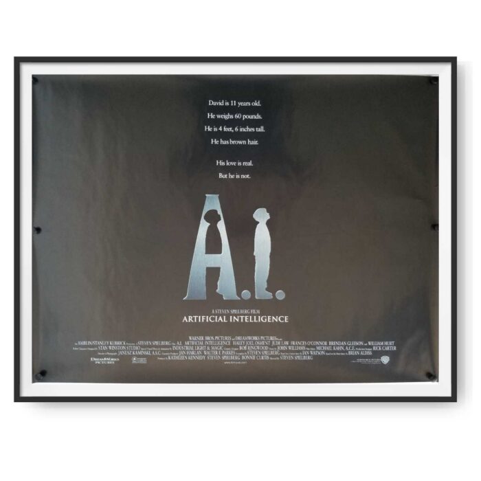 Aithe Movie Poster A.I. (2001) Original UK Quad Poster - Cinema Poster Gallery