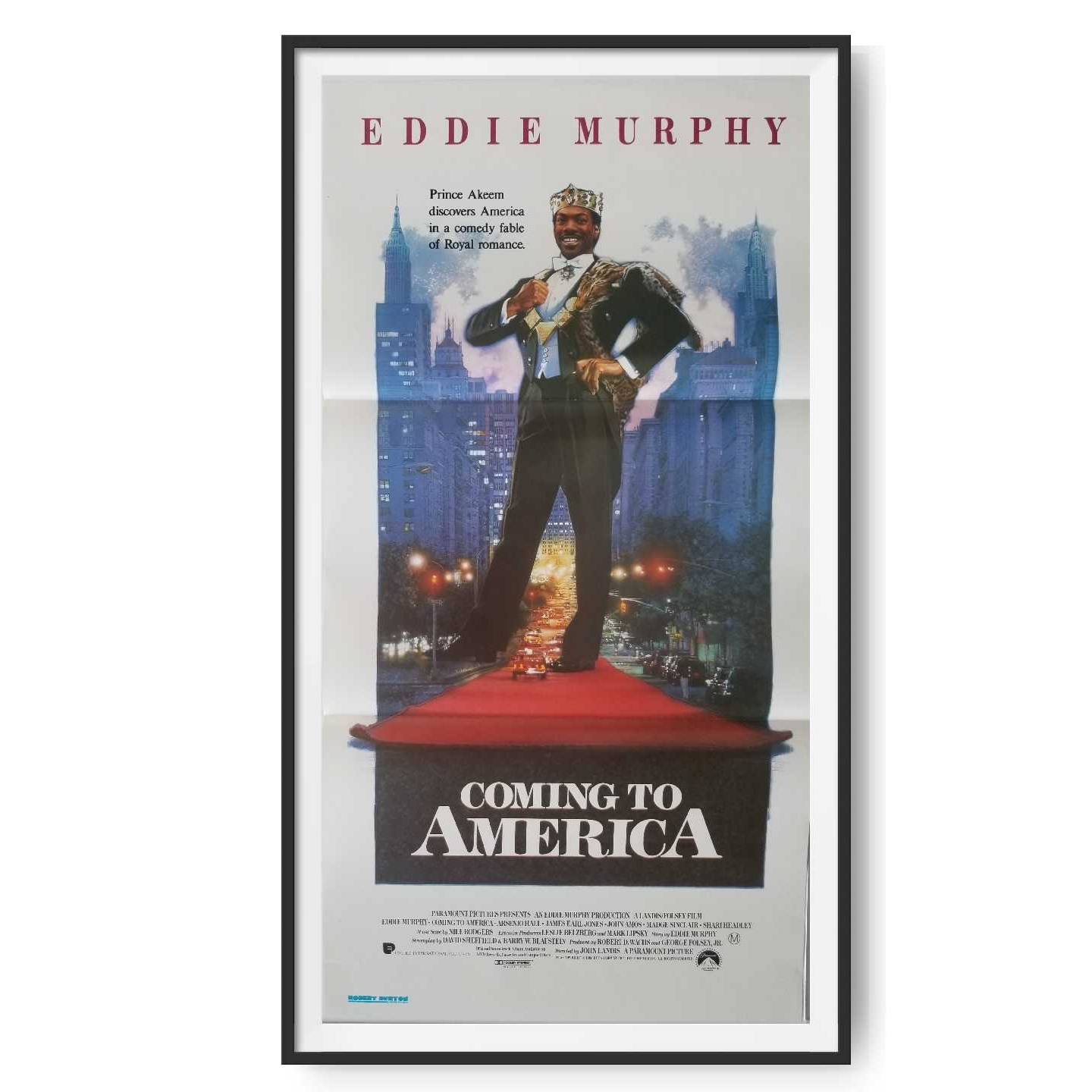 Coming to America (1988) Original Australian Daybill Poster Cinema