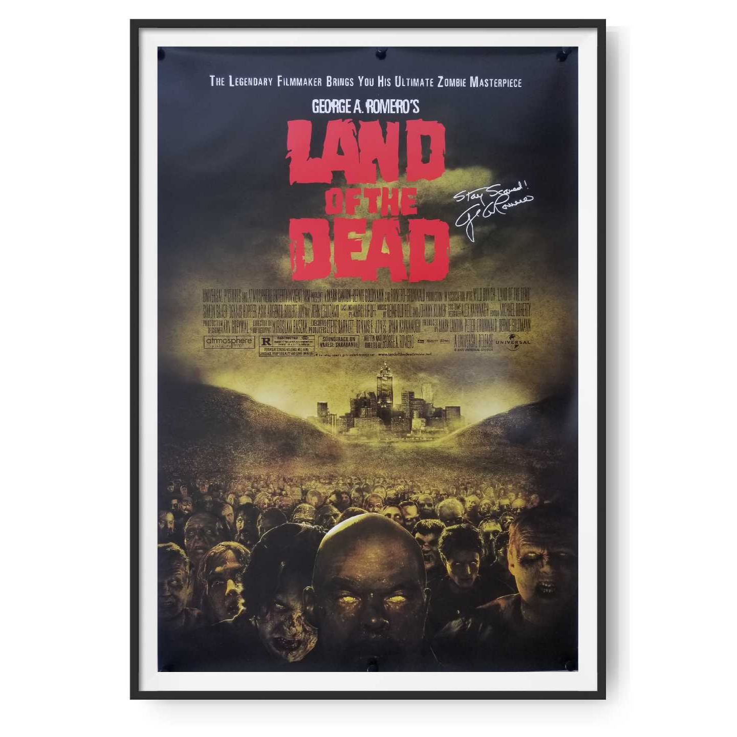Land of the Dead (2005) Original US One Sheet Poster - Cinema Poster