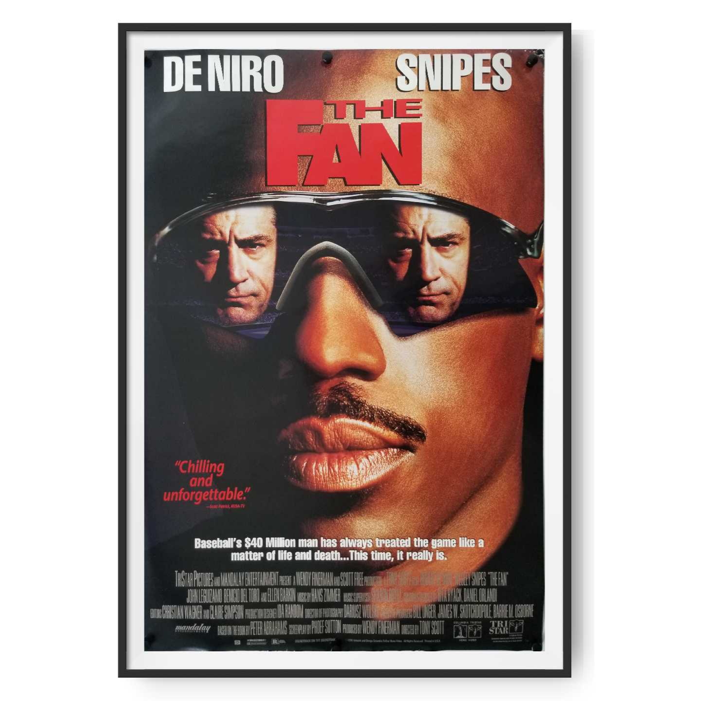 The Fan (1996) Original US One Sheet Poster Cinema Poster Gallery