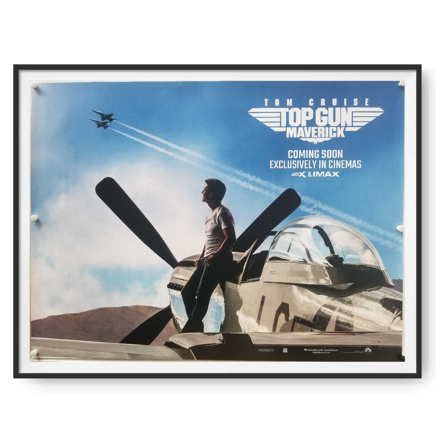 Top Gun Maverick (2022) Original UK Quad Poster Cinema Poster Gallery