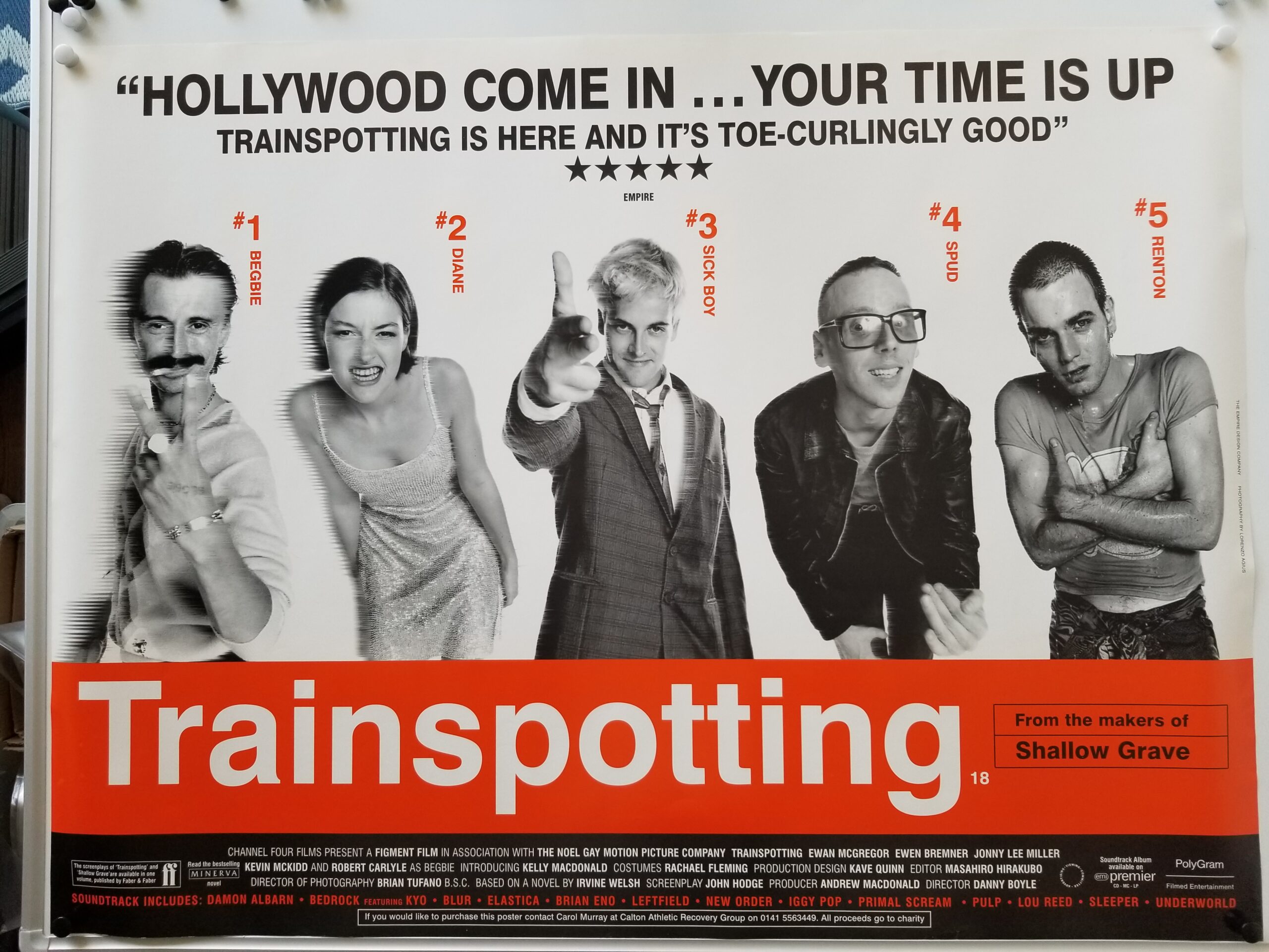 Trainspotting (1996) UK Quad Poster - Cinema Poster Gallery