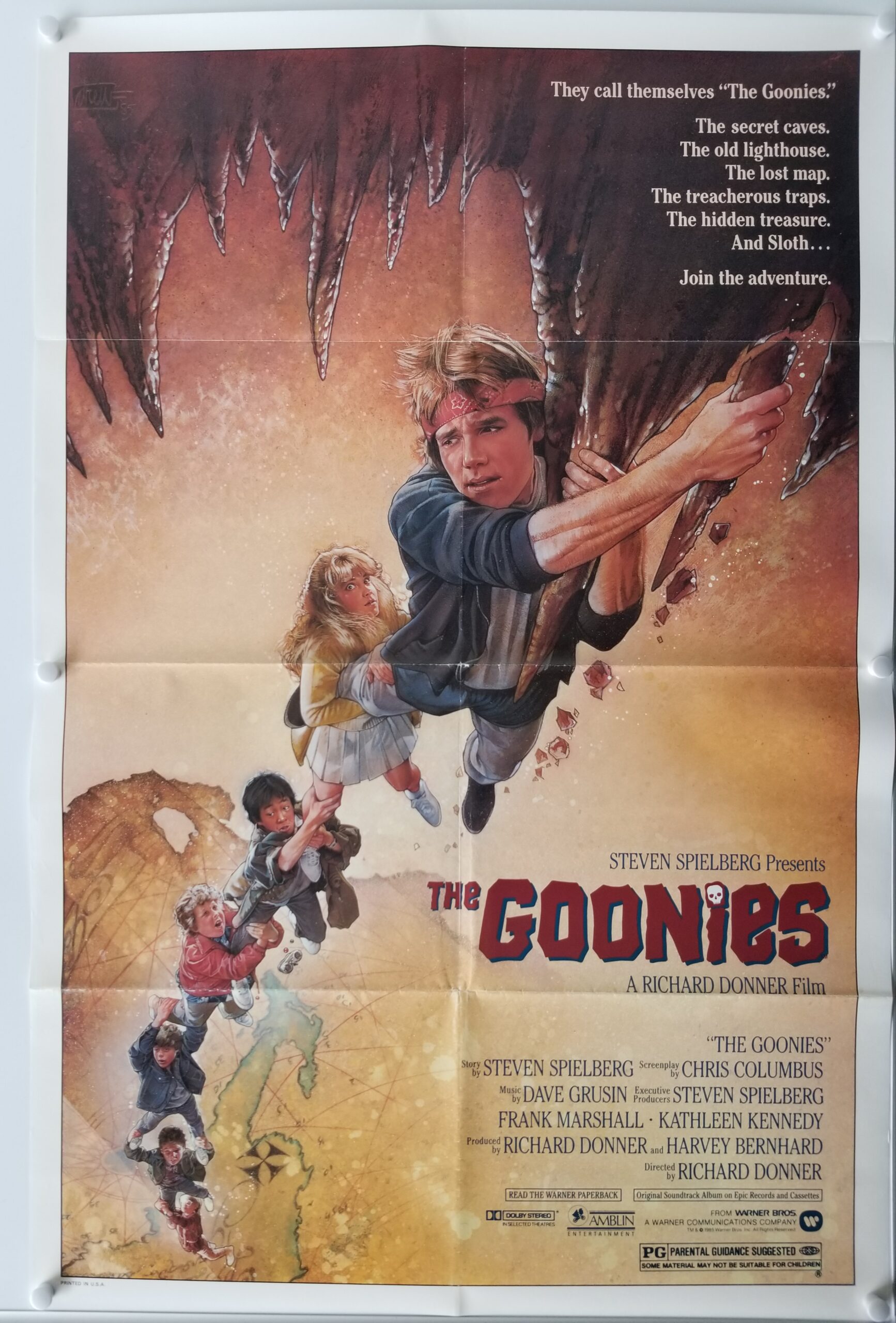 The Goonies (1985) Original US One Sheet Poster - Image 3