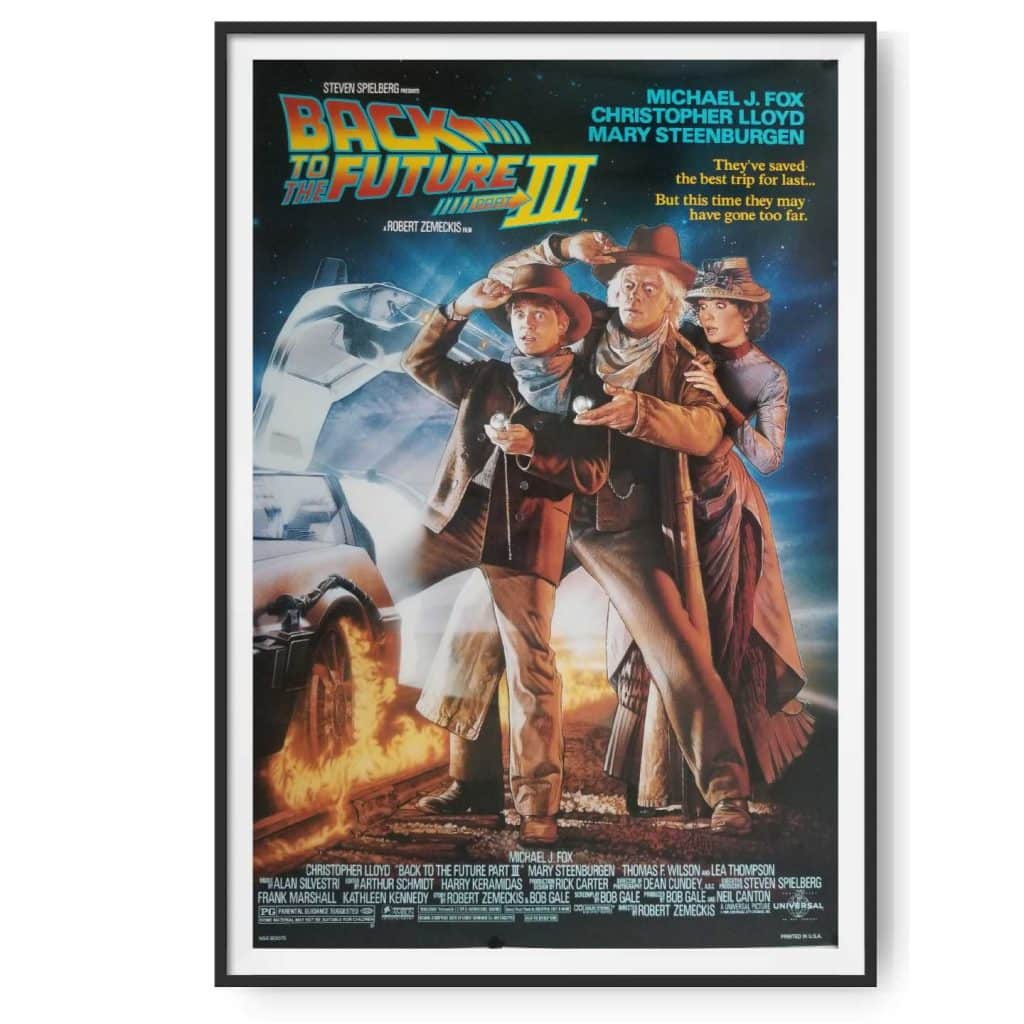 Back to the Future III (1990) Original US One Sheet Poster - Cinema ...