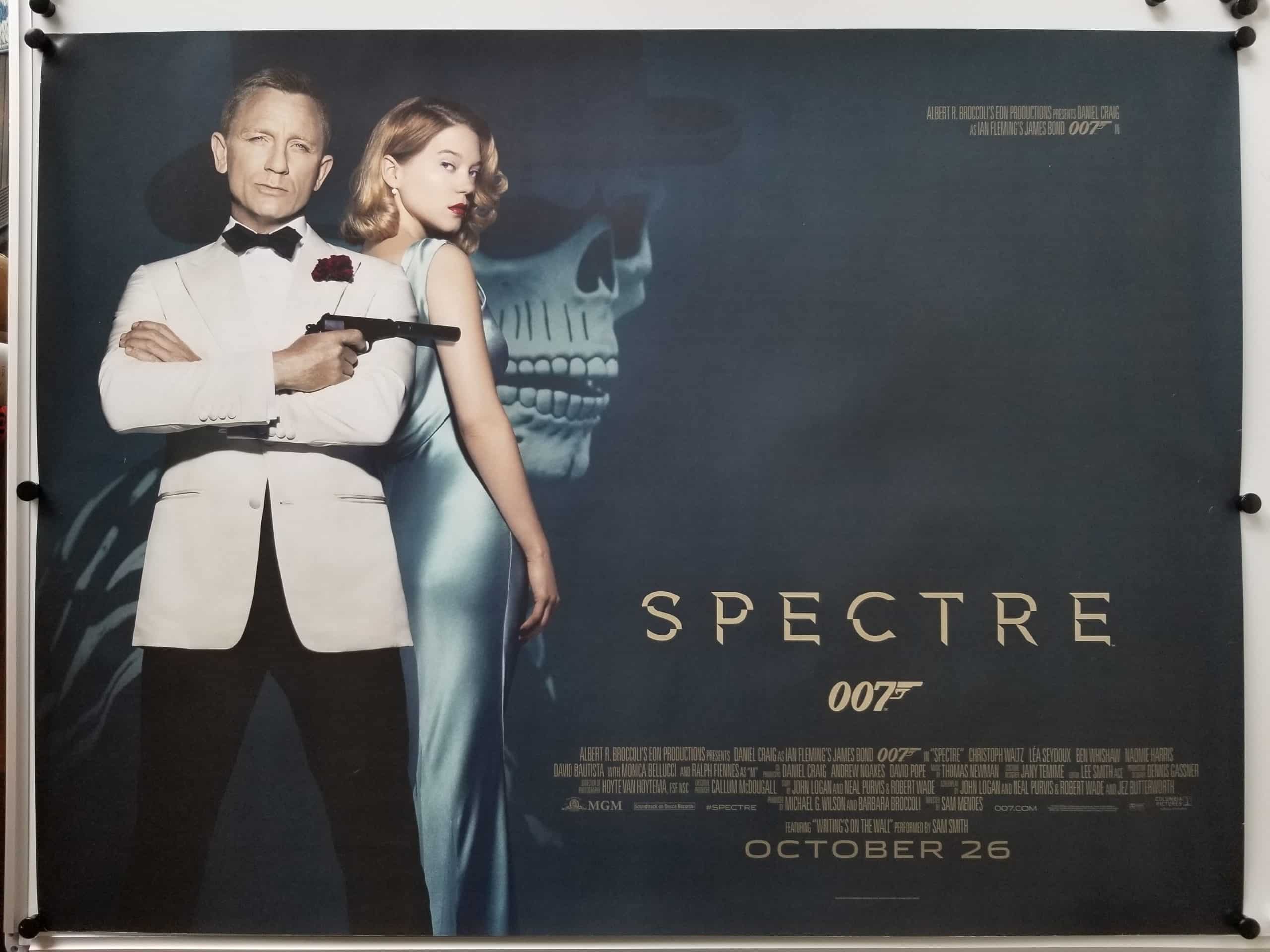 Spectre 2015 Original UK Quad Poster Cinema Poster Gallery