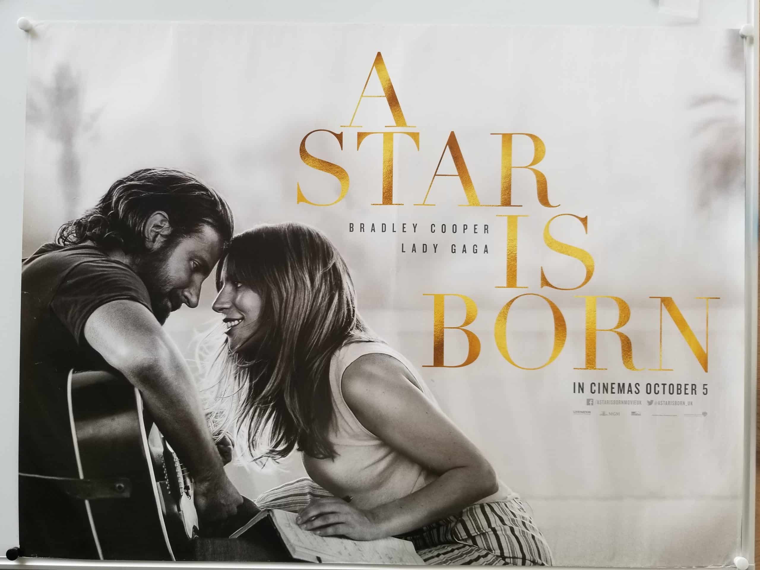 A Star Is Born 2018 Original UK Quad Poster Cinema Poster Gallery