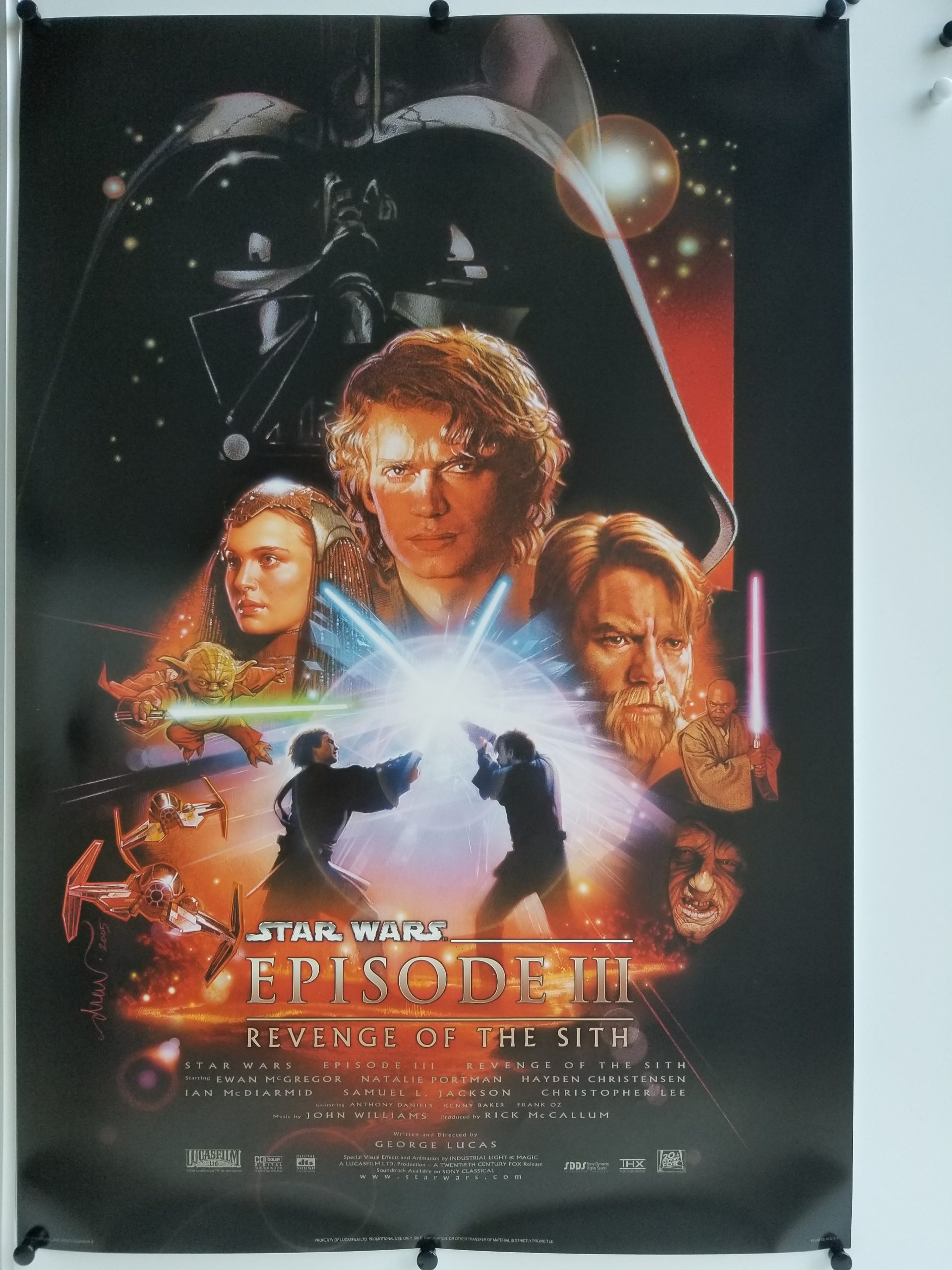 Star Wars Episode III - Revenge of the Sith (2005) US One Sheet Poster - Image 3