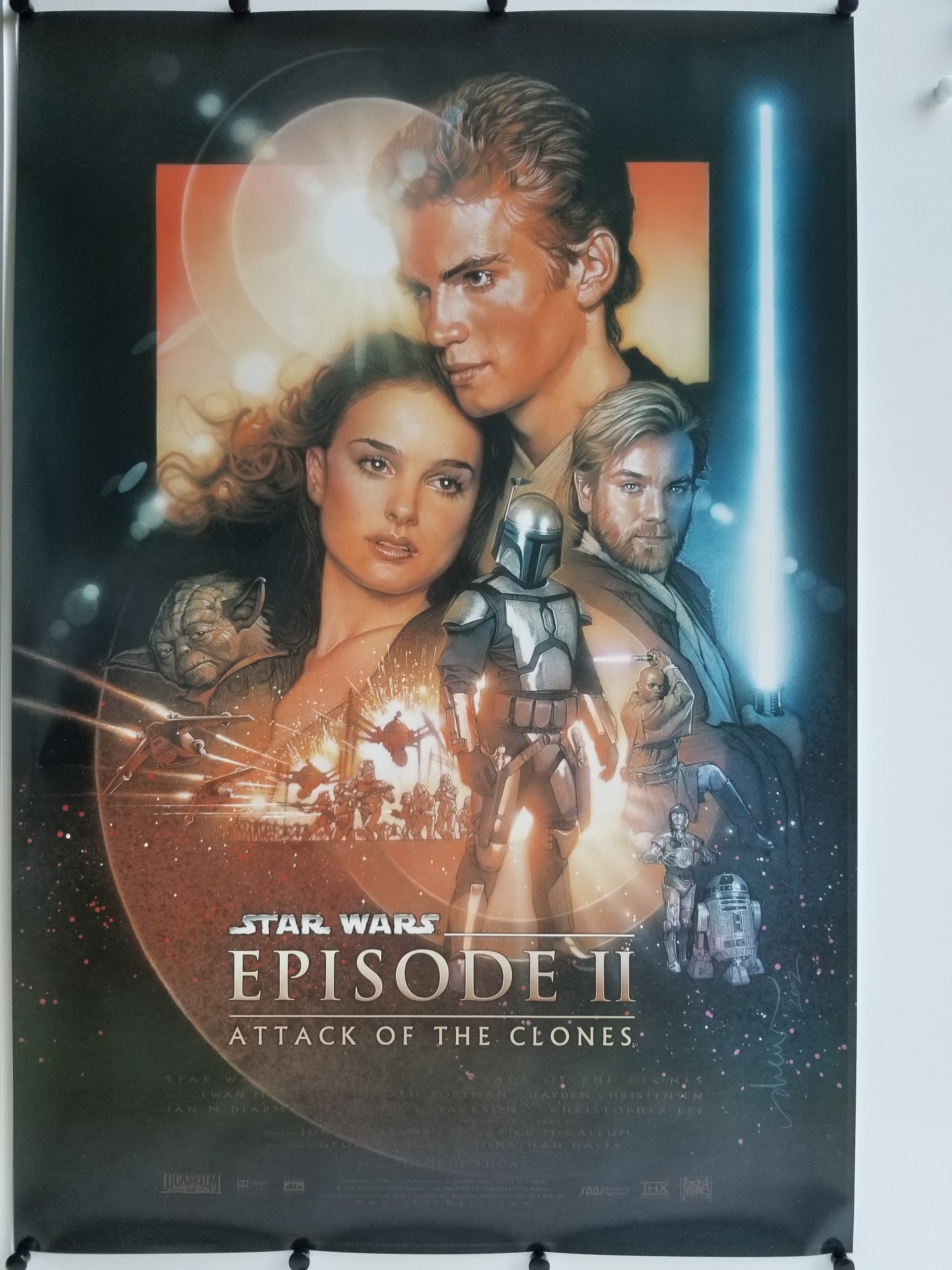 Star Wars Episode II - Attack of the Clones (2002) US One Sheet Poster ...