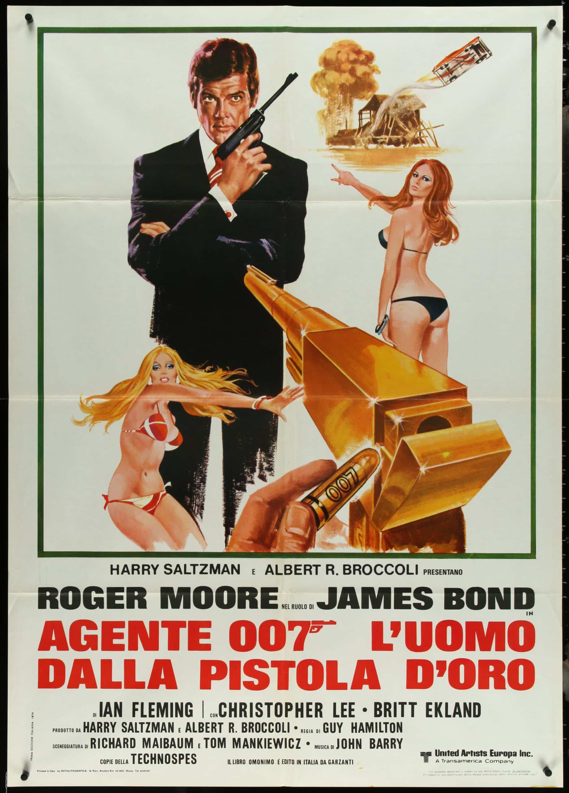 The Man with the Golden Gun (1973) Italian 2 Foglio Poster - Image 3
