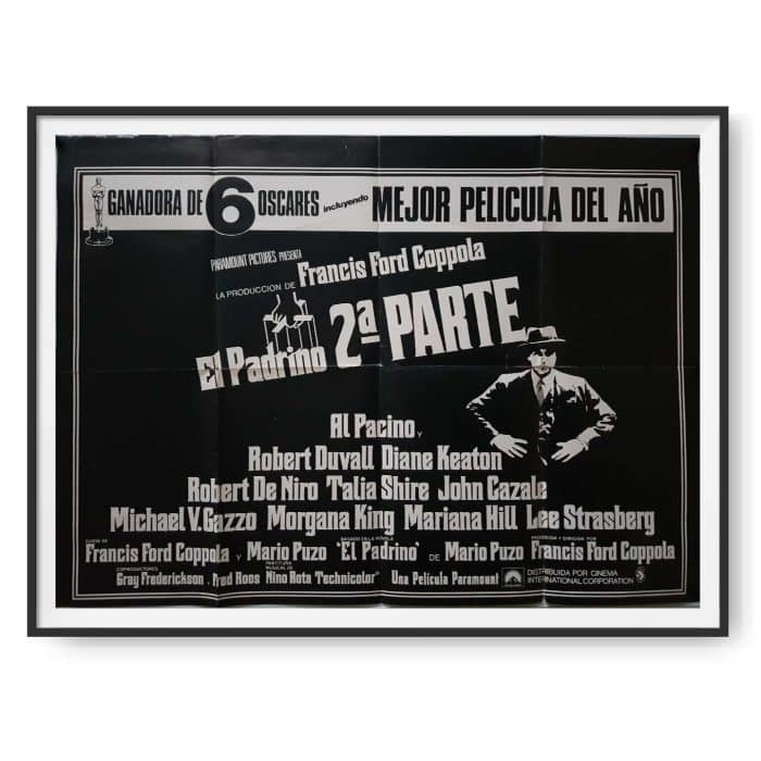 The Godfather Part II (1974) Original Spanish Poster