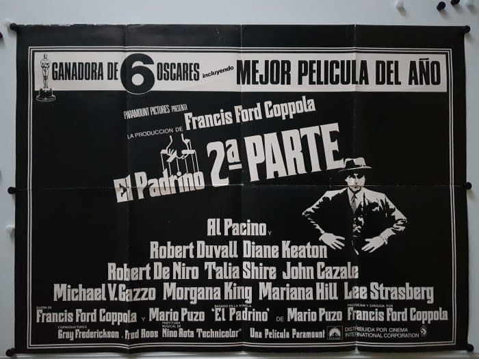 The Godfather Part II (1974) Original Spanish Poster - Image 3