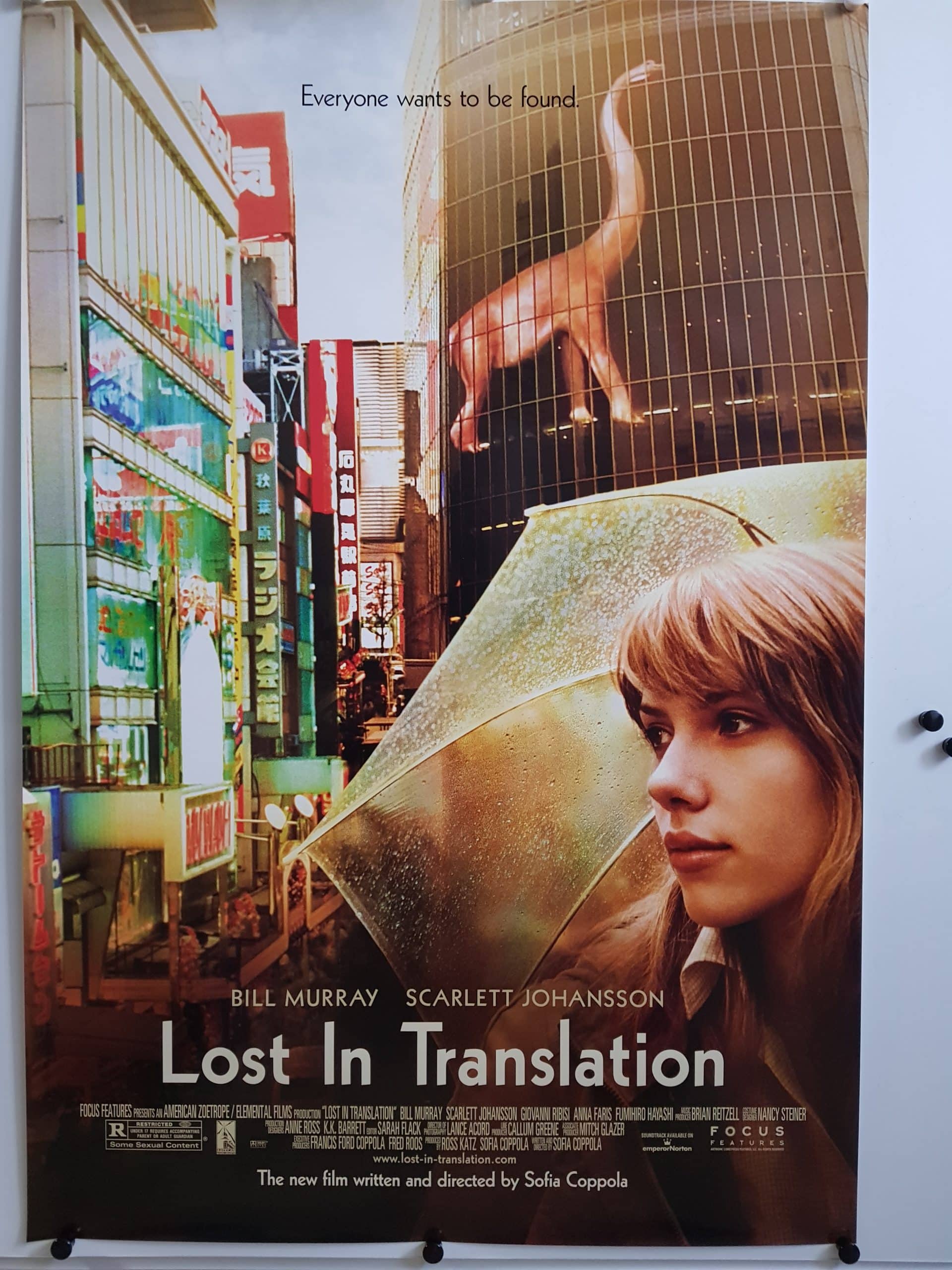 Cinematography Lost In Translation Fmovies Lost In Translation (2003)  Original US One Sheet Poster Cinema, image size:1920x2560