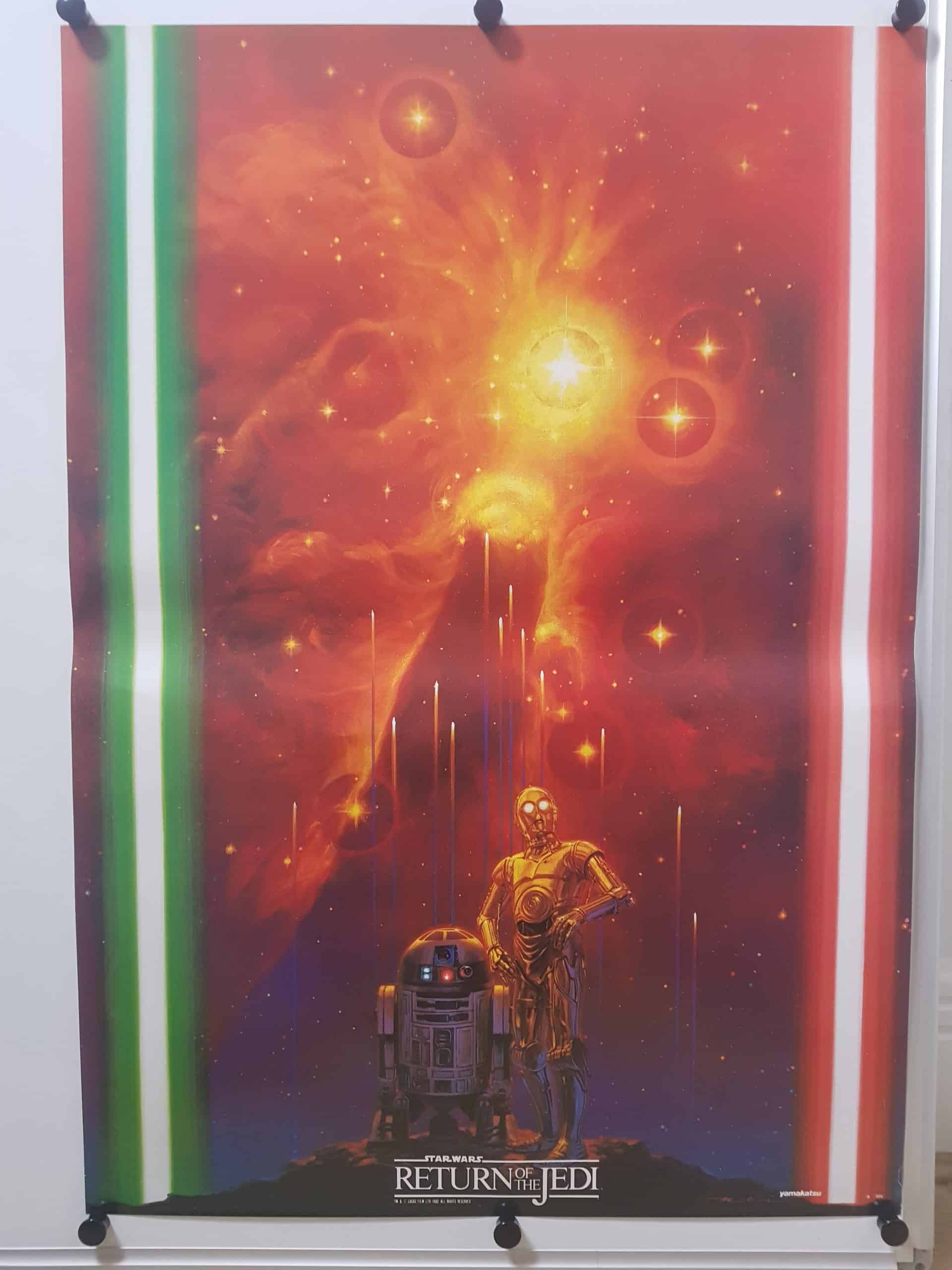 The Return of the Jedi (1983) Original Japanese B2 'Starfall' One Sheet ...