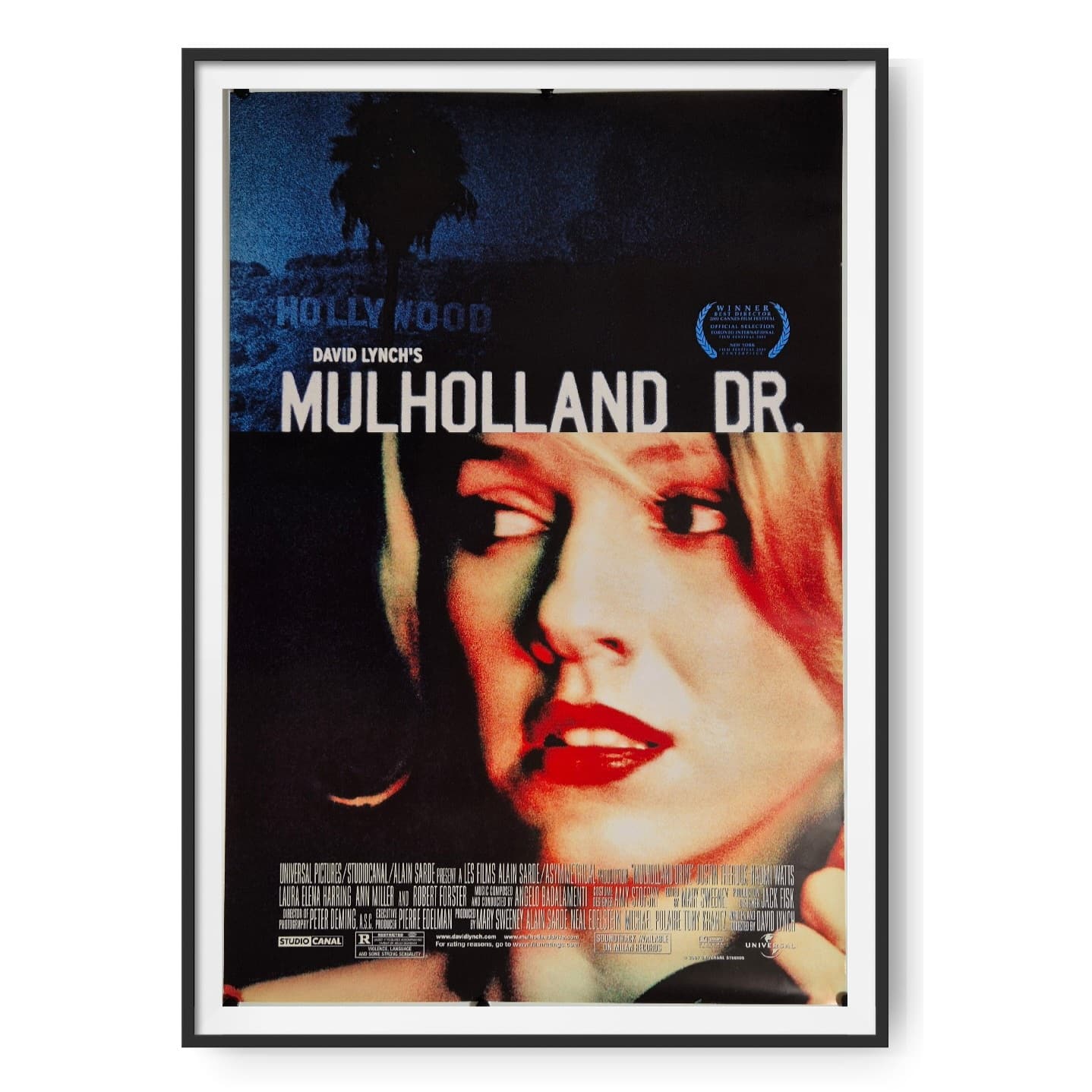 Mulholland Drive (2001) Original US One Sheet poster Cinema