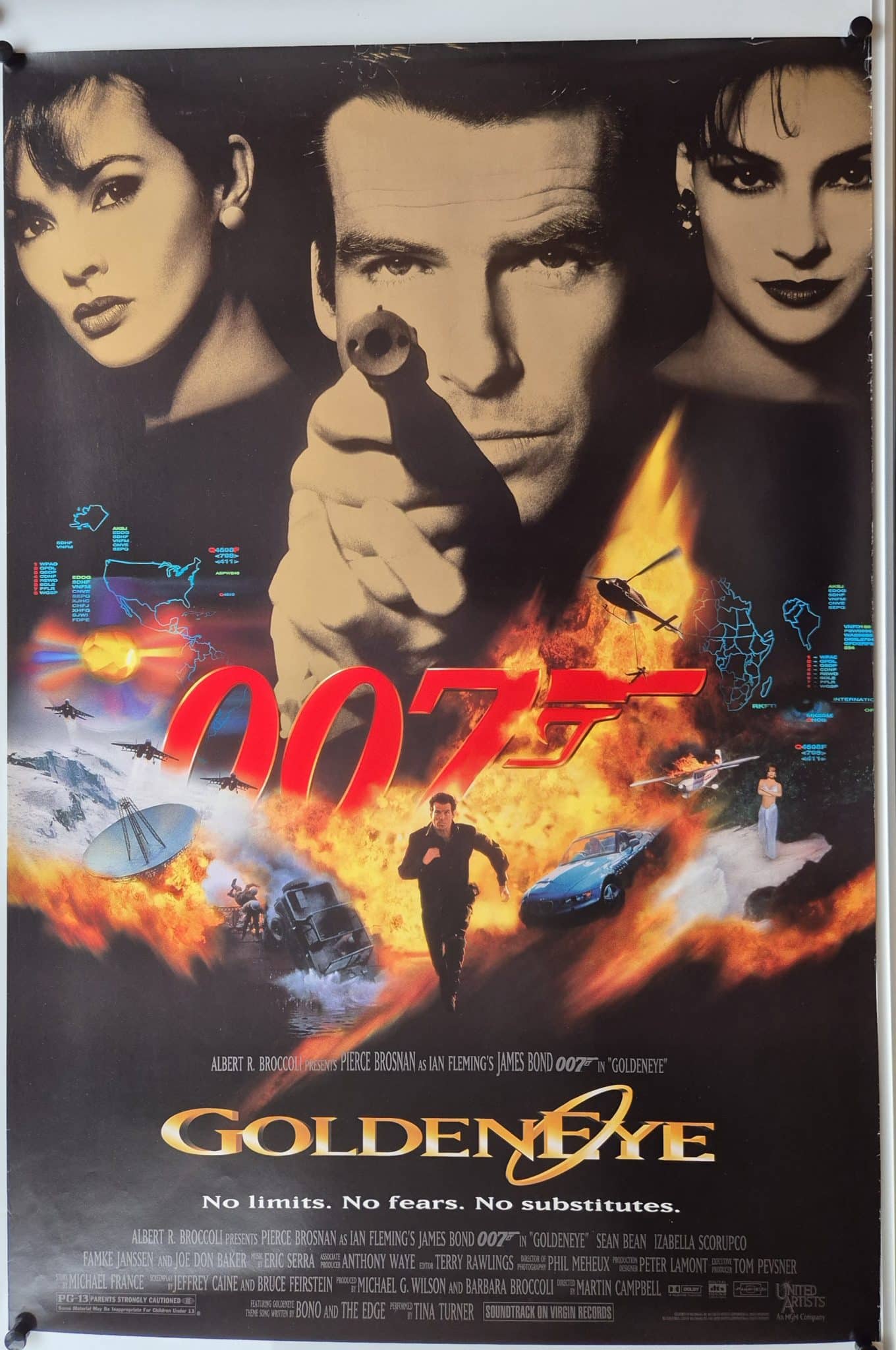 GoldenEye (1995) Original US One Sheet Poster - Cinema Poster Gallery